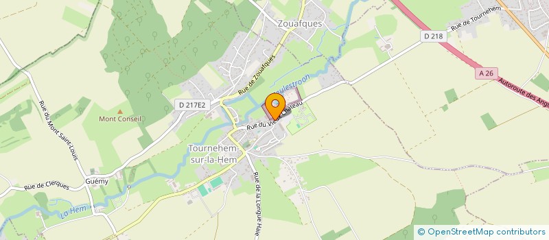 localisation de l'entreprise SARL VANHEE  TOURNEHEM-SUR-LA-HEM