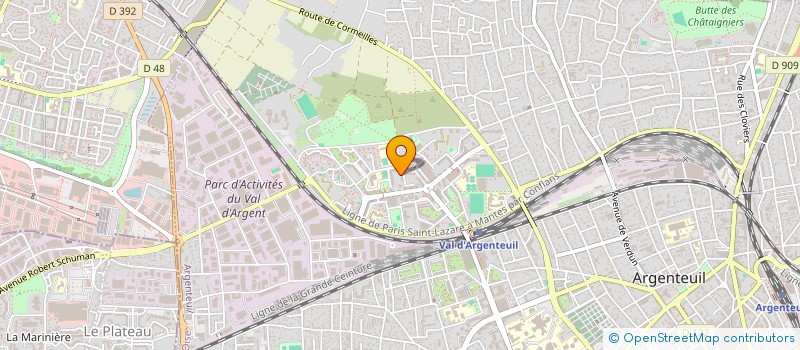 localisation de l'entreprise SARL VANIA  ARGENTEUIL