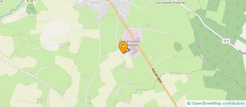 localisation de l'entreprise SARL VANNIER à MONTSURS