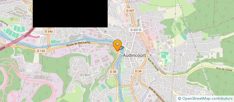 localisation de l'entreprise SARL VANNIER-HUGON  VALENTIGNEY