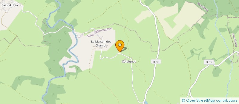 localisation de l'entreprise SARL VANTROU  SAINT-LEGER-VAUBAN