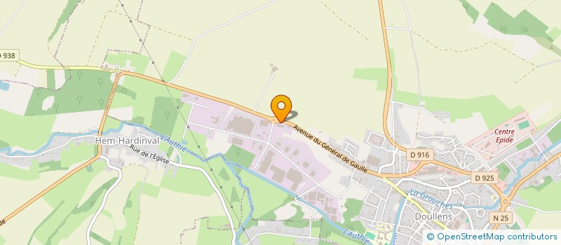 localisation de l'entreprise SARL VAPI à DOULLENS