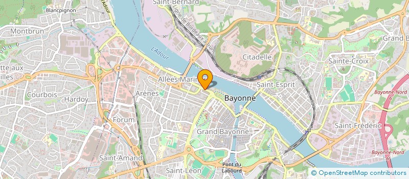 localisation de l'entreprise SARL VAPOZEN à BAYONNE