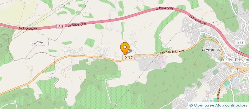 localisation de l'entreprise SARL VAR FACADES  LE LUC