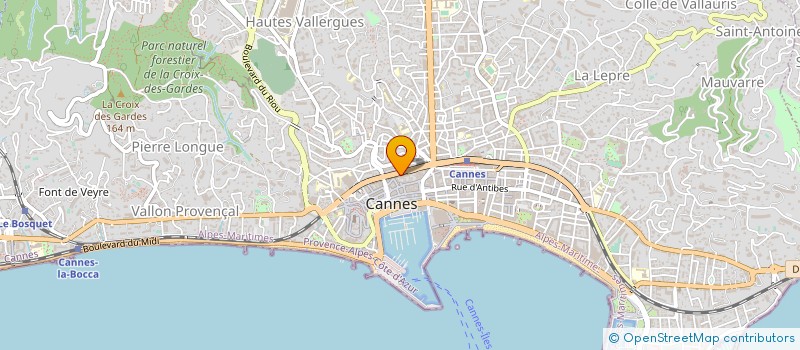 localisation de l'entreprise SARL VAR GESTION à CANNES
