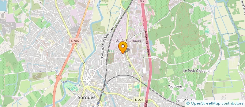 localisation de l'entreprise SARL VARACALLO  SORGUES