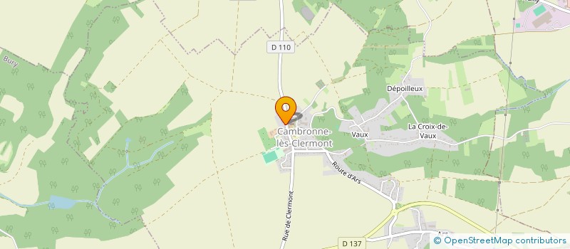 localisation de l'entreprise SARL VARLET  CAMBRONNE-LES-CLERMONT