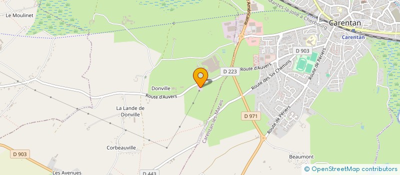 localisation de l'entreprise SARL VASSELIN FRERES  MEAUTIS