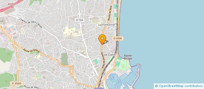 localisation de l'entreprise SARL VAUBAN  ANTIBES