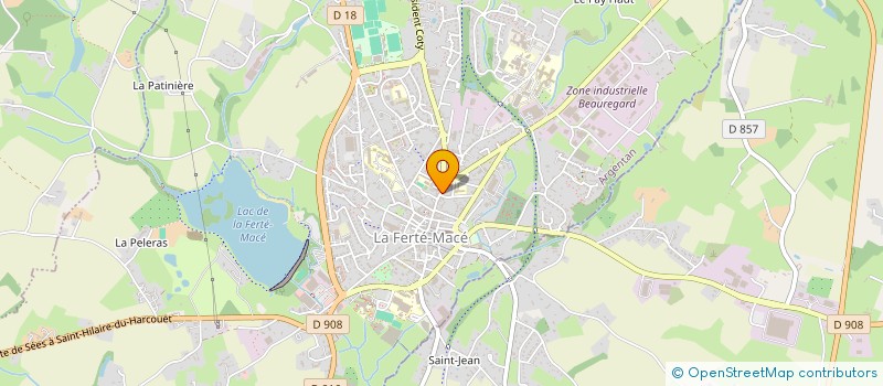 localisation de l'entreprise SARL VAULOUP TRAITEUR à LA FERTE MACE