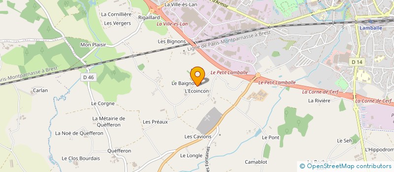 localisation de l'entreprise SARL VAULTIER à LAMBALLE-ARMOR