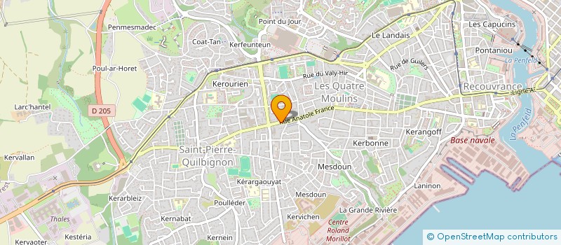 localisation de l'entreprise SARL VAZ à BREST