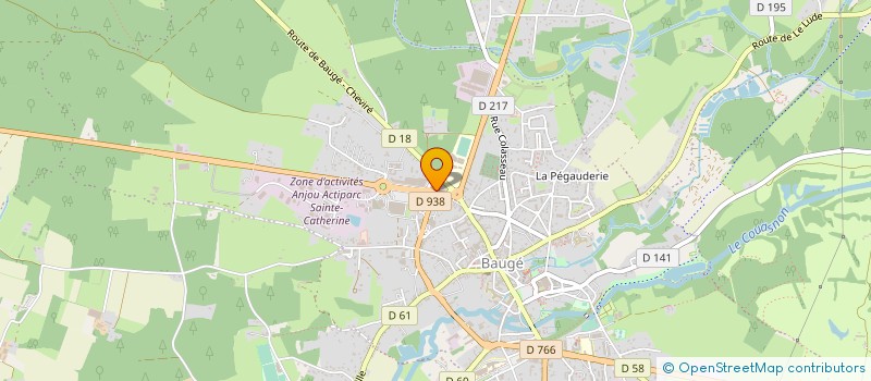 localisation de l'entreprise SARL VBM  BAUGE-EN-ANJOU