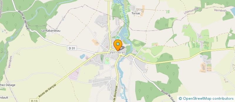 localisation de l'entreprise SARL VD à VERRIERES