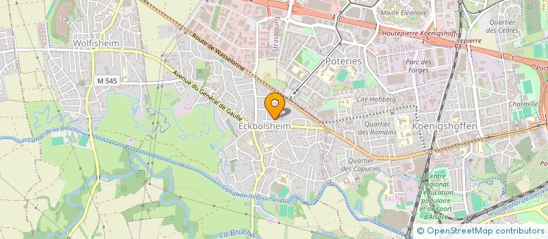 localisation de l'entreprise SARL VDFB 67  ECKBOLSHEIM