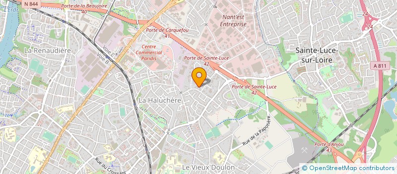 localisation de l'entreprise SARL VDML à NANTES