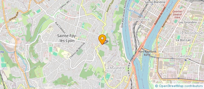 localisation de l'entreprise SARL VDO  SAINTE-FOY-LES-LYON