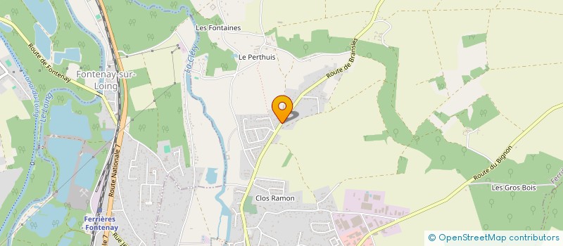 localisation de l'entreprise SARL VDVIANDE  SOUPPES-SUR-LOING