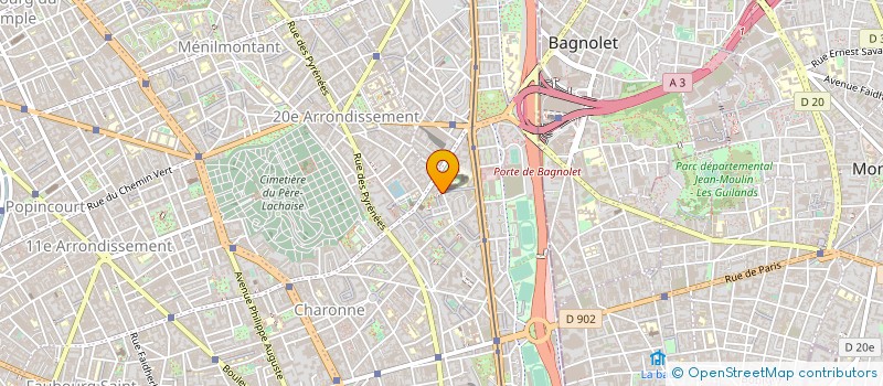 localisation de l'entreprise SARL VECO STORES à PARIS