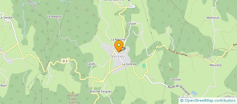 localisation de l'entreprise SARL VEDRUNE  SOUSCEYRAC-EN-QUERCY