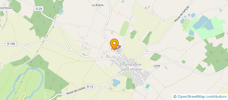 localisation de l'entreprise SARL VEGENIUS à SAINT-MAURICE-LA-CLOUERE