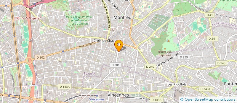 localisation de l'entreprise SARL VEILLE TOP SECURITE à MONTREUIL