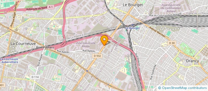localisation de l'entreprise SARL VELO ESPACE 93 à LA COURNEUVE