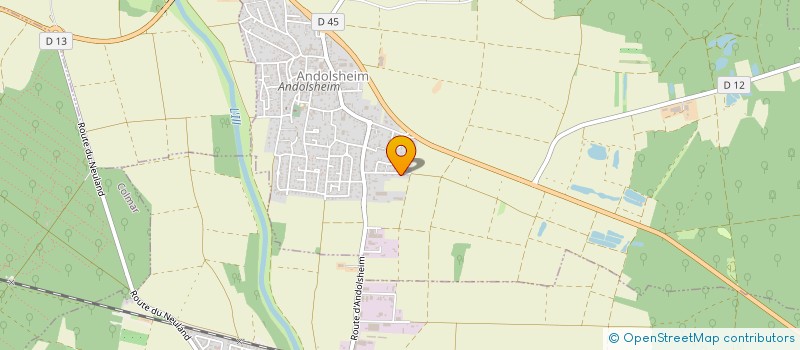 localisation de l'entreprise SARL VELTZ  ANDOLSHEIM