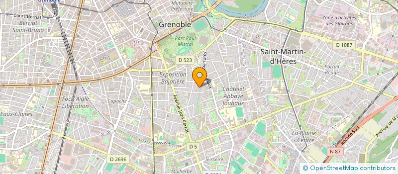 localisation de l'entreprise SARL VELUM à GRENOBLE