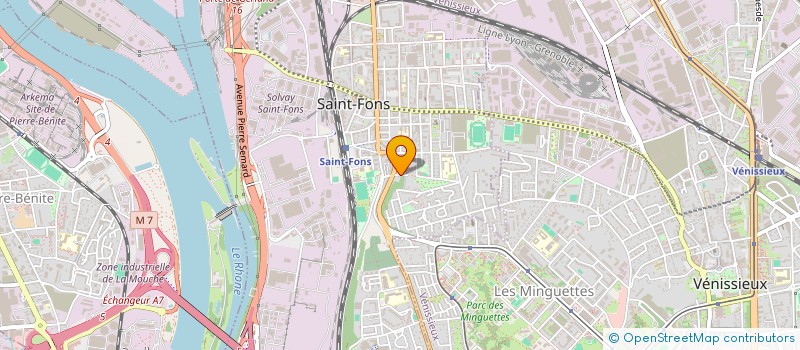 localisation de l'entreprise SARL VEMECA  SAINT-FONS
