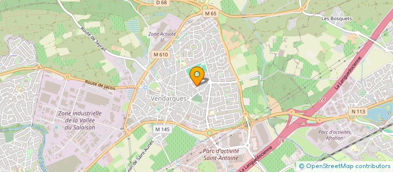 localisation de l'entreprise SARL VENDARGUES CONSTRUCTION à VENDARGUES