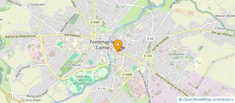 localisation de l'entreprise SARL VENDEE COURTAGE à FONTENAY-LE-COMTE