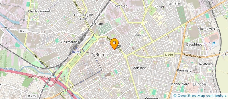 localisation de l'entreprise SARL VENDOME  REIMS