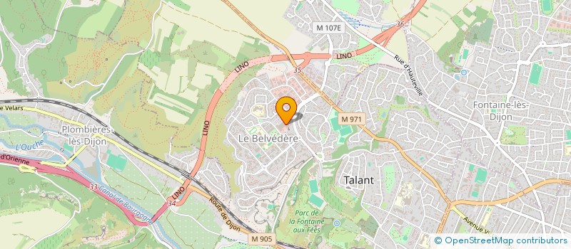 localisation de l'entreprise SARL VENOT à TALANT