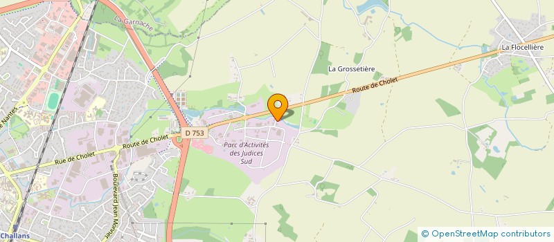 localisation de l'entreprise SARL VENT DES BOIS à CHALLANS