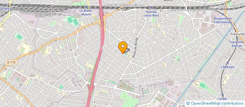 localisation de l'entreprise SARL VENT ET MAREE à AULNAY-SOUS-BOIS