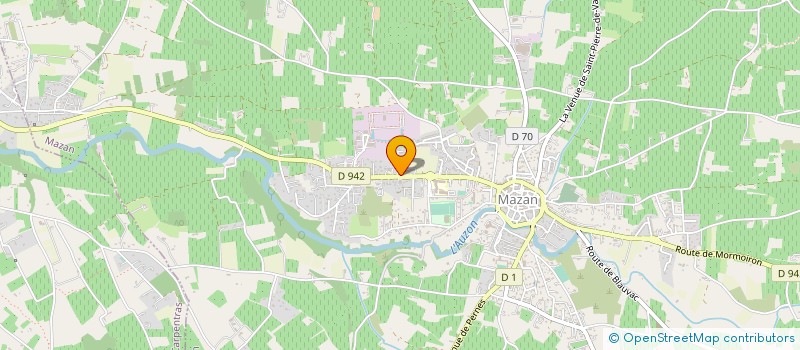 localisation de l'entreprise SARL VENTOUX MOTOCULTURE à MAZAN