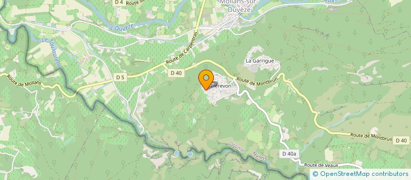 localisation de l'entreprise SARL VENTOUX TOURISME LOCATIONS  MOLLANS-SUR-OUVEZE