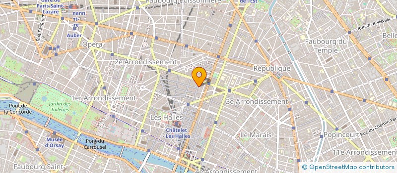 localisation de l'entreprise SARL VENUS  PARIS