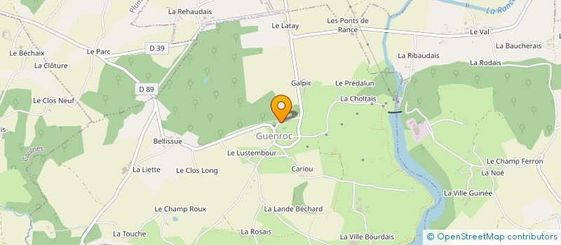 localisation de l'entreprise SARL VENUS  GUENROC