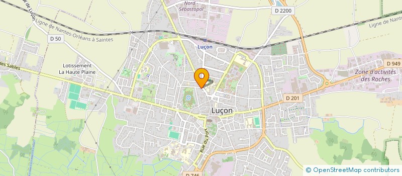 localisation de l'entreprise SARL VEQUAUD-DUBOIS à LUCON