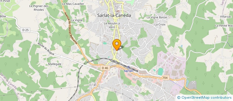 localisation de l'entreprise SARL VERALU à SARLAT-LA-CANEDA