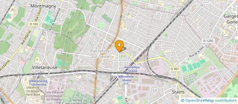 localisation de l'entreprise SARL VERANNA à PIERREFITTE-SUR-SEINE