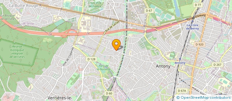 localisation de l'entreprise SARL VERANZA à ANTONY