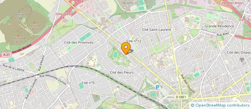 localisation de l'entreprise SARL VERBEKE  LENS