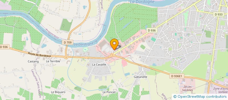localisation de l'entreprise SARL VERCASH 2 à BERGERAC