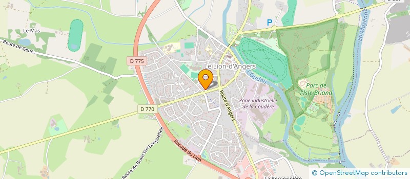 localisation de l'entreprise SARL VERCELLI  LE LION D'ANGERS