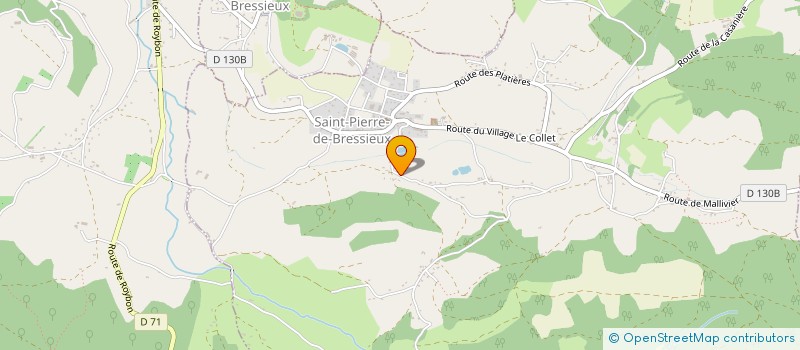 localisation de l'entreprise SARL VERCORS TRANS ROAD  SAINT-PIERRE-DE-BRESSIEUX