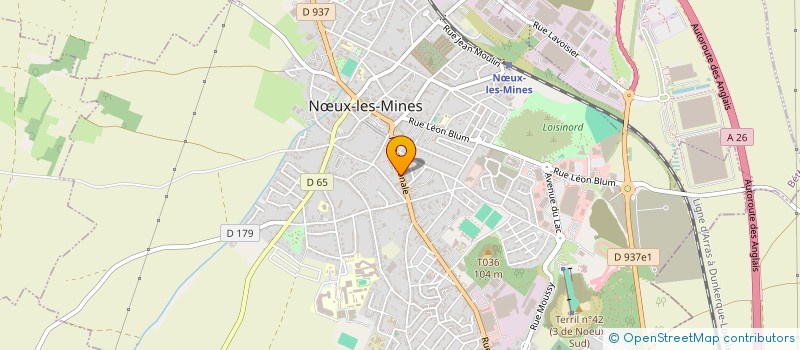 localisation de l'entreprise SARL VERDET  NUX-LES-MINES