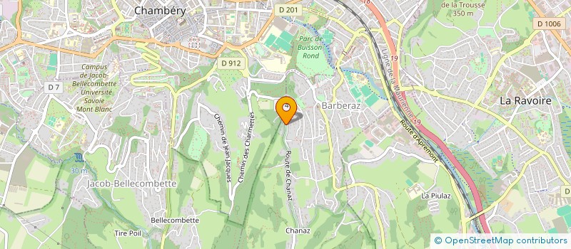 localisation de l'entreprise SARL VEREL 73  BARBERAZ